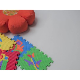 PVC Flooring Vinyl Flooring in Covered Plain White, DIN A4 Sample Piece