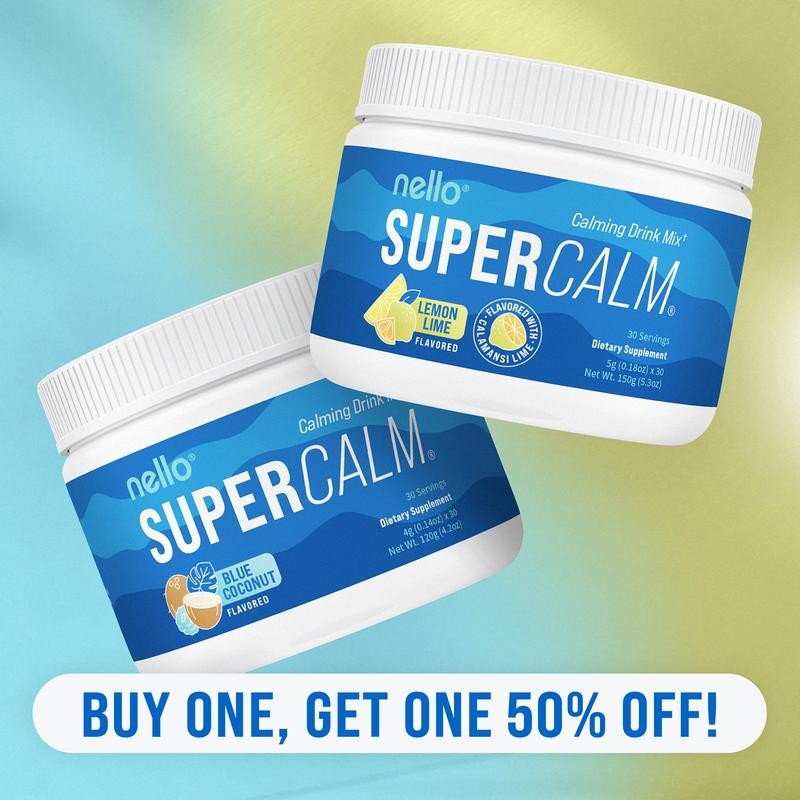 Supercalm Best Selling Flavors Bundle Tubs (2-Pack):_Blue Coconut + Lemon