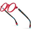 HEPIDEM 9270 - anteojos de acetato multicolor para mujer, estilo