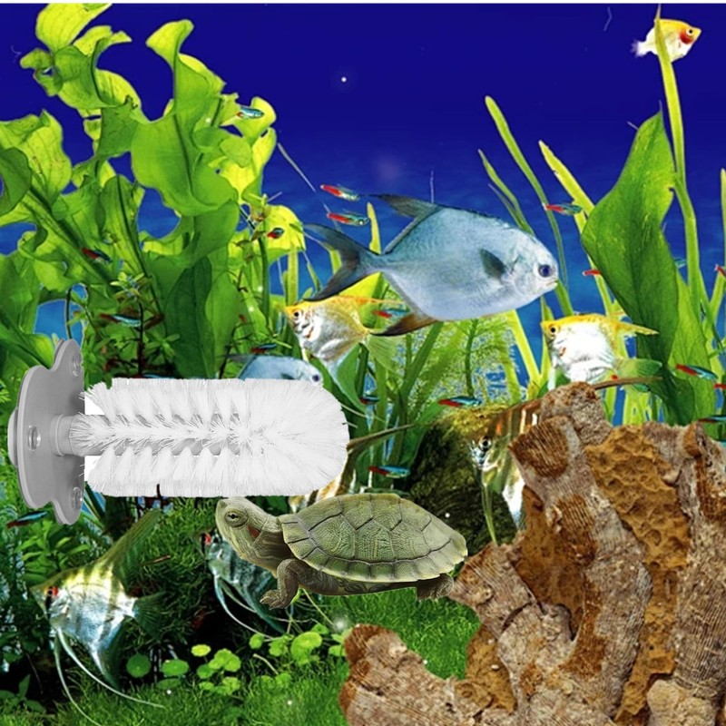 2pcs Turtle Brush with Suction Cup, Turtles Shell Scrub Scratcher