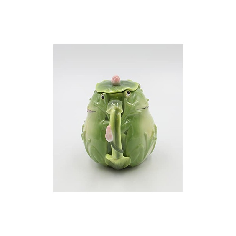 Appletree 5-1/4-Inch Fairy Frog Porcelain Teapot