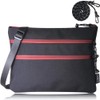 Eredità Sacoche Men's Sacoche Bag, Waterproof Zipper, 2-Way Shoulder Belt,