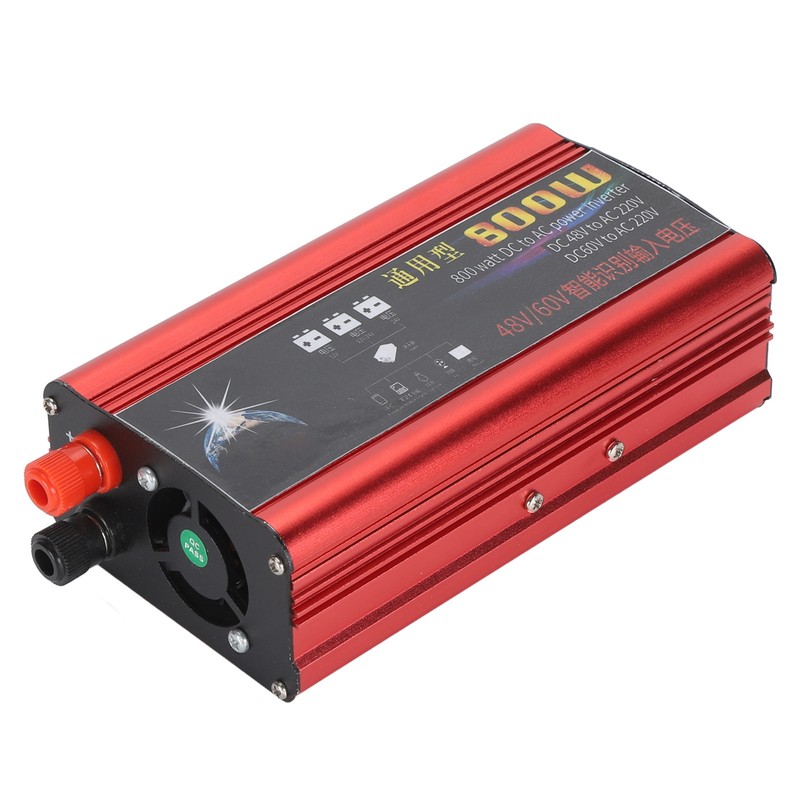 800W Solar Car Power Inverter DC48V 60V To AC220V Power