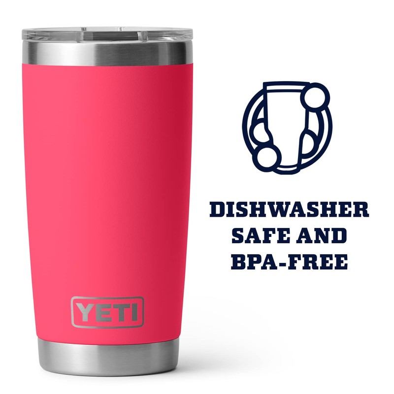 YETI Rambler 20 oz Tumbler Retired Color, Stainless Steel, Vacuum