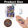 500PCS Assorted Colors Mini Safety Pins, Stainless Steel Safety Pin