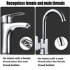 Mtxorvix 2PCS Faucet Adapter, Sink Hose Attachment, Tap Aerator Connector,