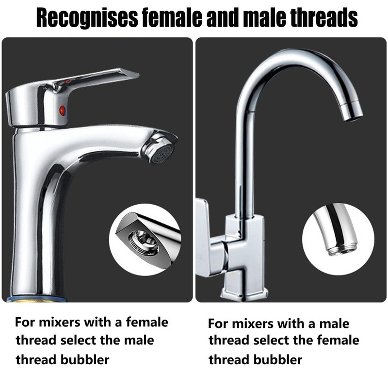 Mtxorvix 2PCS Faucet Adapter, Sink Hose Attachment, Tap Aerator Connector,