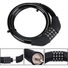 4-Digit Combination Bicycle Lock 65cm