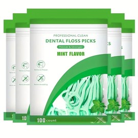 Dental Flossers Original Gentle Clean Soft Floss with Superior Strength Cleaning Between Teeth Dental Floss Picks 500 Count,Mint 500