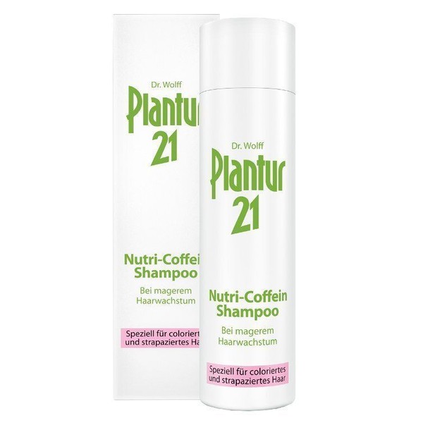 Plantur 21 caffeine shampoo colour treated/stress combats poor hair growth New