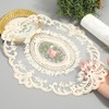 2 Pack Retro Lace Placemats French Crochet Doilies Table Placemats