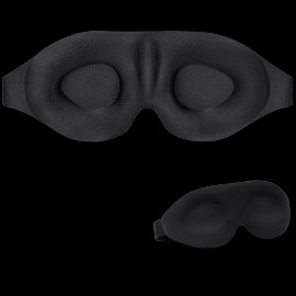 Unbranded 3D Travel Eye Mask Sleeping Soft Padded Shade Cover Rest Relax Blindfold 2 PACK