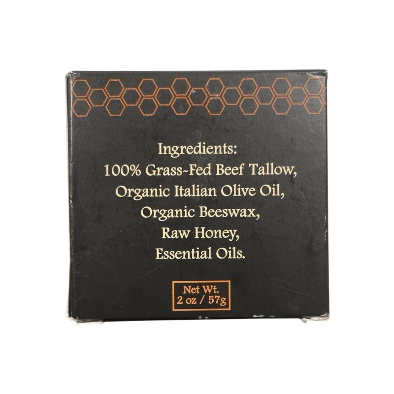 Terra Lotus Organic Tallow Honey Balm - All Natural Moisturizer