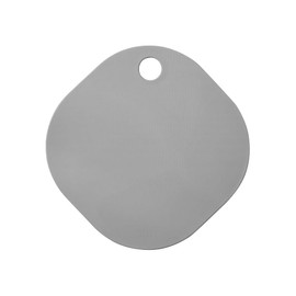 &NE NIK-178-GY Cutting Board, Gray, 1 Piece, Width 7.3 x Depth 7.3 x Thickness 0.1 inches (18.5 x 18.5 x 0.3 cm), Cutting Board, Made in Japan, Dishwasher Safe, Antibacterial, Small, Mini Cutting