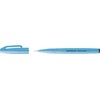 Pentel SES15C-FSX Brush Sign Pen Neon Blue Fibre Tip Brush