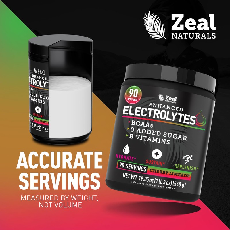 Zeal Electrolyte Powder - 90 Servings | Keto Electrolytes Powder