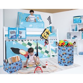 Sanjiaofen Sanjiaofen Rectangular Monster Truck Basket Organizer.Kids Basket ,Boys Storage Basket with Handles.Car Basket for Kids,Toys Bins,Books,Kid's Gifts Storage. (Monster Trucks )