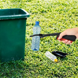 DIELOVEHUA Pack of 2 Children's Grab Tongs, Grab for Seniors, Short Rubbish Grabber, Multifunctional Rubbish Tongs, Waste Collector, Portable Waste Collection Tongs