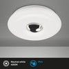 BRILONER Leuchten 2300-018 LED Bathroom Ceiling Light with Chrome Cap,