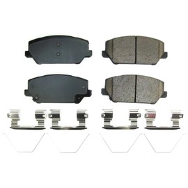 Power Stop Front Brake Kit For Hyundai Veloster N 2019-22 - Ceramic Brake Pads With Installation Hardware, 17-2211