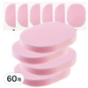 Vitahalo Cleansing Sponge 15mm, pink, 60 pieces / 비타할로 클렌징 스펀지 15mm, 핑크, 60개