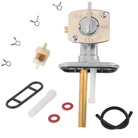 SUKECA Fuel Valve Shut Off Petcock Tank Switch Fits For Yamaha TTR 90 125 225 230 250 Bear Tracker Big Bear Bruin Grizzly Raptor Warrior Wolverine Fits For Suzuki DRZ 400 FZR 600 LT 80