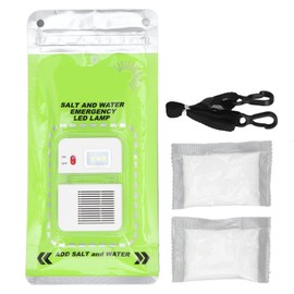 LED Foldable Salt Water Lamp Outdoor Camping Folding 3LED No Battery Emergency Light for Fishing