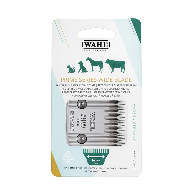 Wahl Prime Series Cutting Set, #9, 2.0 mm, Full Tooth