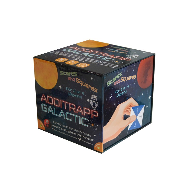 A space by numbers board game, Additrapp Galactic by Fyzuntu