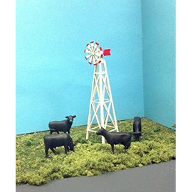 Train Time Laser HO Scale **Laser Cut ** Custom ** Windmill Kit