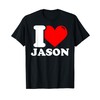 I Love Jason T-Shirt, black