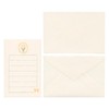 Furukawa Shiko LS581 Letter Set, Soebumi Notes, Mimosa Brooch