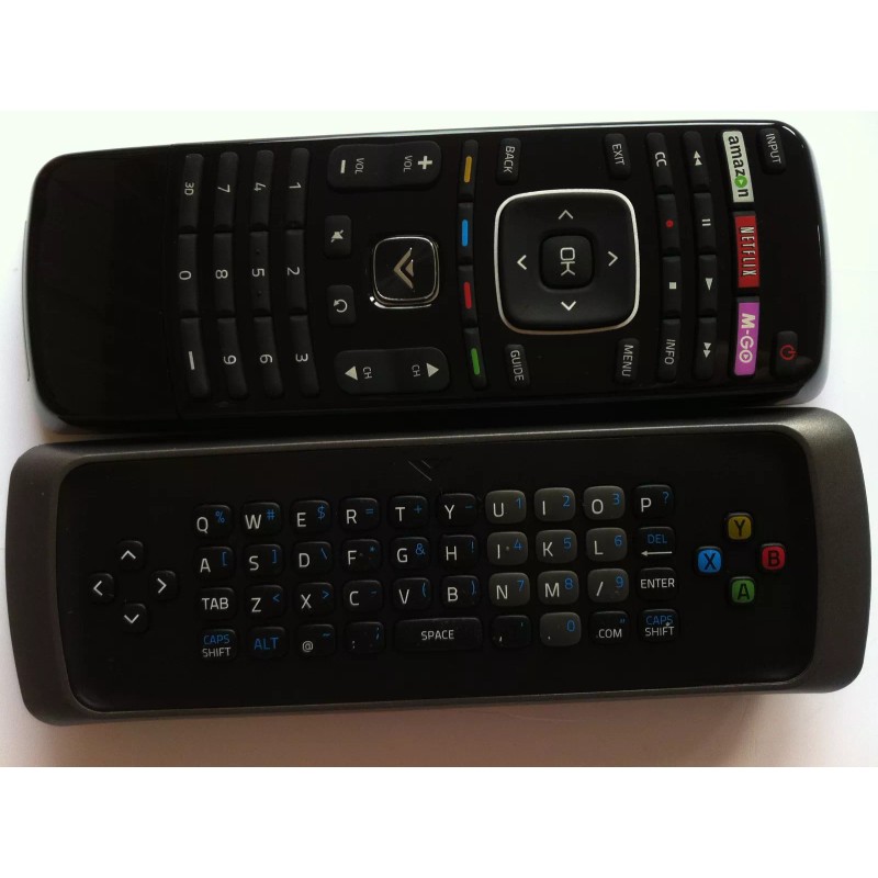 For Vizio New Vizio XRT303 3D Keyboard Qwerty Remote for