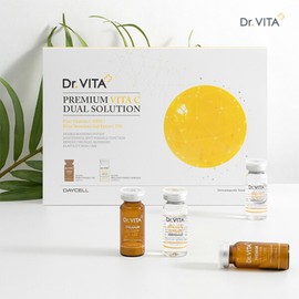 Daycell Doctor Vita Premium Vita C Dual Solution Ampoule (1st + 2nd Mix) 2 sets / 데이셀 닥터비타 프리미엄 비타C 듀얼 솔루션 앰플(1제+2제 혼합) 2세트