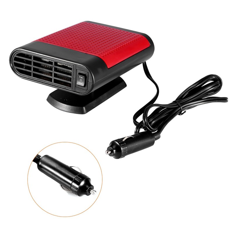 Car 12V Portable Electric Window Heater Heating Dryer Windshield Fan
