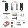 JOUNJIP Single Sided Keyless Entry Door Lock [Square Spindle] -