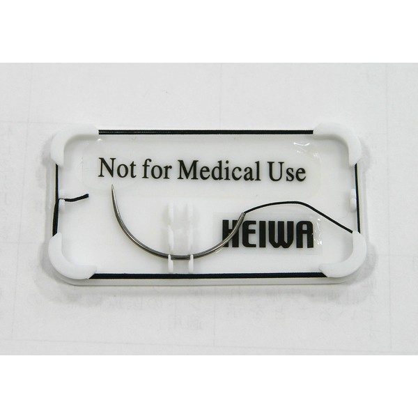 HEIWA Surgical Surgery Suture Practice, 1.5 inches (38 mm), 0