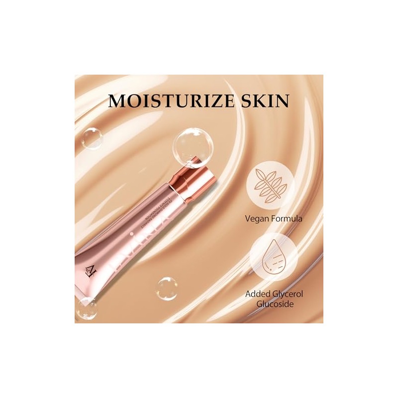 Base Maquillaje Líquida Mate Impecable Cobertura Total Aceite Fórmula Hidratante