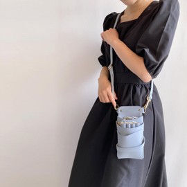 DEEDS Scissor Case Professional Manufacturer in Japan Siena No. 396 Pale Blue, 4-6 Pieces, Scissor Case, Hairdresser, Trimmer