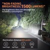 BUYSIGHT Rechargeable Spotlight Flashlight,1000,000 lumens Hand held Spotlight Waterproof Flashlight