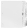 Exhibitindexes® Numbered Dividers 1-100 Punched - AVE Style Bold Tabs