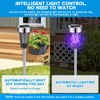 Qualirey 4 Pack Solar Bug Zapper Outdoor Mosquito Waterproof LED