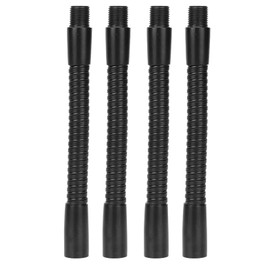 4 Pcs Gooseneck Lamp Hose, 10mm Caliber Aluminium 360 Degrees Flexible Table Desk Lamp Hose Lighting Fittings for DIY Desk Lamps Plant Lights(12cm)