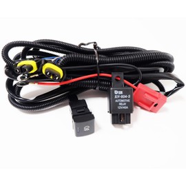 MCHUN H11 H8 880 881 Fog Light Wiring Harness Socket Wire Connector for 2005-2022 Toyota Tundra Tacoma 4Runner RAV4 Prius for Scion for Lexus with 40A Relay & ON/Off Switch Kits LED Fog Driving Light