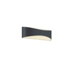 Trio Leuchten LED Wandleuchte 228560242 Konda, Aluminium anthrazit, Kunststoff weiß,