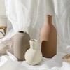 Ceramic Vases Set of 3, Modern Neutral Vase Rustic Farmhouse