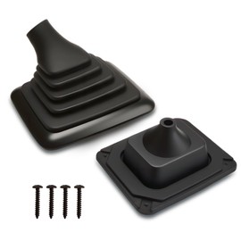 F5TZ-7277-BA Manual Transmission Gear Shift Boot for 1990-1997 F150 F250 F350 Bronco Gear Shift Lever Rubber Knob Boot Cover Replace OE F5TZ7277BA