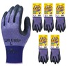 Showa Gloves No. 341 Light Grip Purple Large Set of