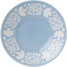Minoru Pottery LINTU 145 Plate, Aqua