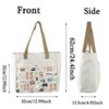 AKTAP Hi Hi Leaves TV Show Inspired Canvas Tote Bag